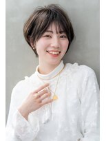 リル 7F 銀座(Rire)&nbsp;【Rire-リル銀座-】ネイビーアッシュなミニボブ　20代 30代 40代