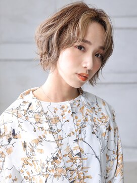 クラッチムク 博多口(CLUTCH muk.) 大人可愛い２０代３０代４０代小顔メルティカラークールボブB2