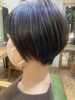 マハナ(Mahana by hair)&nbsp;20代30代40代ミニボブ前上がりショートボブ大人ショート学割U24