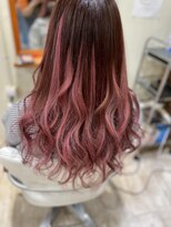 ニーナ ビューティーサロン(NINA Beauty Salon) メンテナンスカラー#レッド#暖色カラー