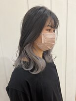 コワファースト  させぼ五番街店(COIFF1RST)&nbsp;ホワイトグレージュ×インナーカラー