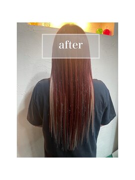 アーティカル(ARTICAL) #プルエクステ #インナーカラー #レッドカラー