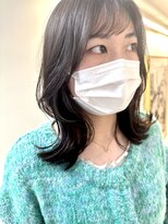 インビテーション(invitation) 顔まわりレイヤー・ミディアムレイヤー・ダークブラウン