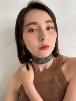 大人シンプルボブ 20代/30代/40代/新宿/若松河田/曙橋