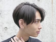 ラヴィズムバイフィフス(LUVISM by fifth)の雰囲気（#センターパート×ニュアンスパーマで自然な毛流れ[万代/眉毛]  ）