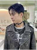 ブリーチで作る高発色ネイビーカラー♪