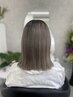カット+白髪ぼかしハイライト ￥15000