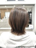外ハネレイヤーボブ