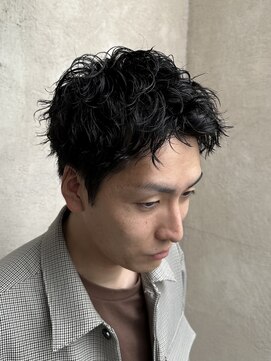 インフィニティー infinity HAIR SPACE BLOOM スパイキーショート/ツイストスパイラルパーマ/メンズパーマ