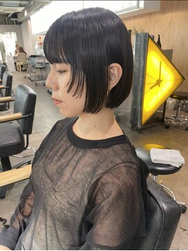 ゼスト クレス(ZEST Cres) 【立川cres奈佳子】顔まわりステップカットボブ