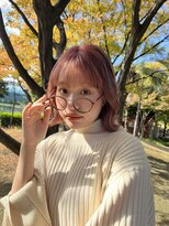 美容室ポール 西葛西店(PAUL)&nbsp;秋冬のブリーチハイトーンカラー大人カワイイくびれボブヘア♪