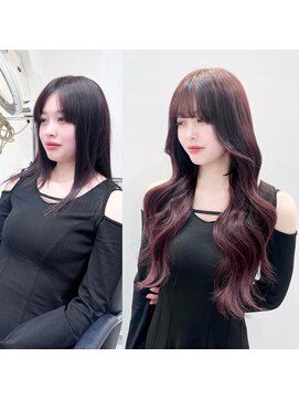 リゼル ユア 渋谷(RISEL YUA) 赤髪ロング