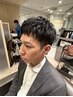 【人気No.2】カット＆ヘッドスパ＆シェービング（眉カット）￥9,500→￥8,500