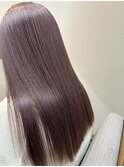 20代30代大人可愛い透明感ピンクブラウンケアブリーチ小顔