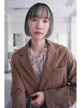 繭 抜け感bob × design color