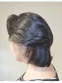 40代50代60代×ミディアムレイヤー×クリープパーマ