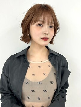 ユーフォリア 青山(Euphoria) ☆ヌーディカラー/小顔ヘア/大人ボブ/前下がりレイヤーボブ