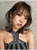 インナーカラー レイヤーボブ レイヤーカット
