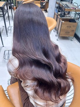 ヘア ルミナス バイ フォルテ(HAIR LUMINAS by FORTE) 縮毛矯正/ストレートパーマ/くびれヘア/アプリコットオレンジ