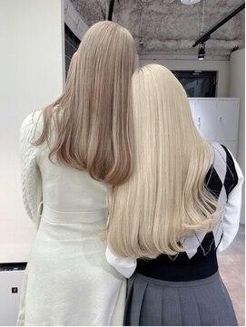 ペレ アネックス 大阪梅田茶屋町店(PELE ANNEX) ホワイトグレージュ/デジタルパーマ/フェザーパーマ/梅田