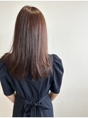 絶妙な明るめカラーと清楚系さらさらヘアで上品に♪