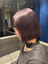 ブラン(Le BLANC)&nbsp;【八幡 望弓】バイオレットカラーコンパクトボブ