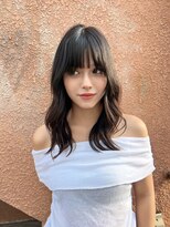 シーン(SCENE)&nbsp;[天神今泉/黒髪カタログ/クラゲヘアー/オリーブグレー]