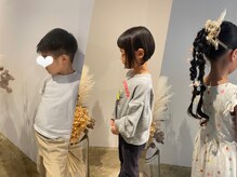 キッズカット、ヘアアレンジ大歓迎♪撮影スポットで記念写真を♪