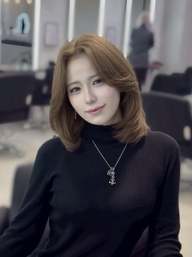 ジュノヘアージャパン 表参道(JUNO HAIR JAPAN) 黒髪/クラゲヘアー/オリーブグレー/小顔/ココアベージュ/渋谷