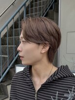 ヘアー アイス 御器所本店(HAIR ICI)&nbsp;ブリーチあり透明感カラー柔らかベージュ春カラー冬カラーメンズ