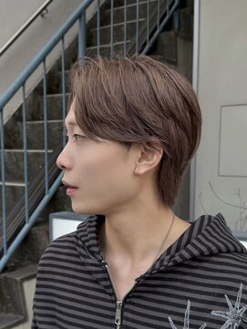 ヘアー アイス 御器所本店(HAIR ICI) ブリーチあり透明感カラー柔らかベージュ春カラー冬カラーメンズ