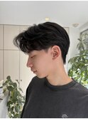毛流れセンターパート曲がる縮毛矯正春夏トレンドヘア