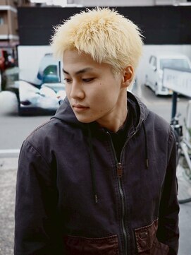 ランタンスタンダード メンズサロン(LANTERN STANDARD) スパイキーブロンドショート