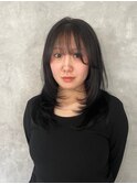 レイヤーカット/顔まわりレイヤー/ロングレイヤー