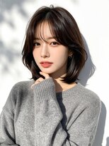 エイチ ウルフカット 大阪梅田(811)&nbsp;バタフライカット韓国風前髮くびれショートくるみちゃんヘア50代