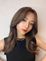 全席個室美容室 Zina津田沼 髪質改善/縮毛矯正【ジーナ】&nbsp;髪質改善　ミディアムグレージュヘアー　美髪【Zina 津田沼】
