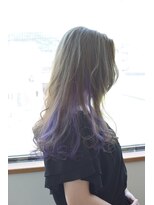 ヘアアンドメイク ムーア(Muuua)&nbsp;ペールグレージュとパープル