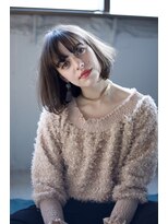 ラべリー 池袋(LOVELEY)&nbsp;切りっぱなしボブ   髪質改善　【池袋】