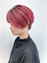 テトヘアー(teto hair) short(ピンクパープル、チェリーレッド、丸みショート)