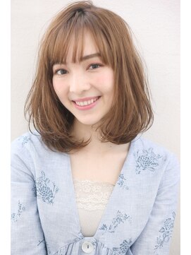 マリアバイアフロート(Maria by AFLOAT) 【重山】30,40代くびれセミディ無造作カール3Dカラーボブディ