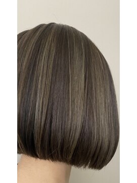 エスヘアー 名古屋 金山(es hair) 大人かわいい/グレージュ/シークレットハイライト【髪質改善】