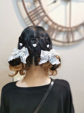 ヘアセットサロン ミント(Hair set salon MINT) ツインお団子