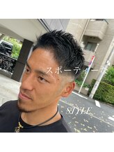 ファンヘアメイク(Fun hair make) スポーティー　フェードカット