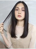【Sourire 江坂】大人かわいいナチュラル黒髪ストレート