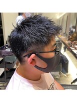 シェル 国分寺(shell)&nbsp;爽快感アップ！刈り上げツーブロックメンズショート♪