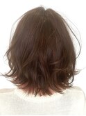 20代30代40代大人可愛い★小顔切りっぱなしピンクインナーカラー