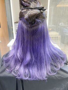 デイズ(days) ラベンダーカラー　インナーカラー　ロイヤルパープルカラー