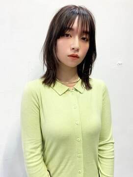 アリスバイアフロート 自由が丘(ALICe by AFLOAT) 〇韓国ウルフヘア シースルーバング