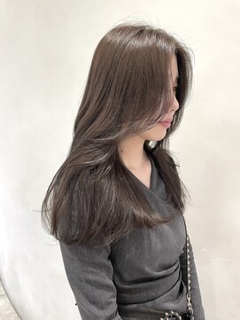 ザックラフィネ(ZACC raffine) ほんのりグレージュカラー〔透明感たっぷり艶ぷるカラー〕