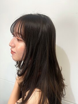 パッセージ ダブリュー 八幡山(hair make passage .w) ロングレイヤースタイル